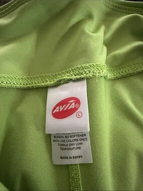 Avia Neon Lime and Black Sports Skort